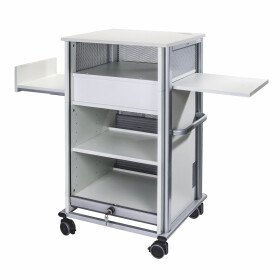 Kindermann mobiler Medienwagen² Basis 110x65x60cm - Weiß Dekor