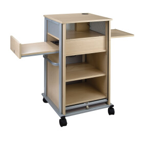 Kindermann mobiler Medienwagen² inkl großem Technikpaket 110x65x60cm Ahorn Dekor