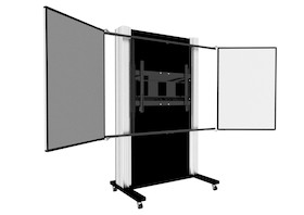 celexon Expert manuell mobiles 2-Säulen-Pylonensystem Adjust-6586M mit Flügeln