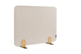 Legamaster ELEMENTS Tischtrennwand akustik 60x80cm beige Halterungen