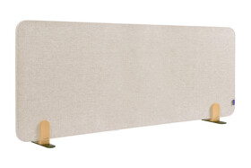 Legamaster ELEMENTS Tischtrennwand akustik 60x160cm beige Halterungen