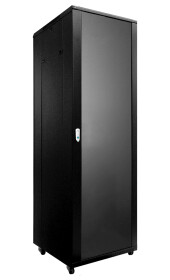 Caymon SPR642 19" Rack-Schrank mit Rollen, 42HE, 600x2055x600mm, 85kg, schwarz (RAL9004)