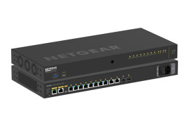 Netgear AV Line Managed Switch 8x 1G PoE+ 240W, 2x 1G und 2x SFP+ M4250-10G2xF-PoE+