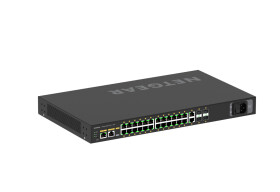 Netgear AV Line Managed Switch 24x 1G PoE+ 300W, 2x 1G und 4x SFP M4250-26G4F-PoE+