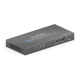 Purelink PureTools - 1x2 HDMI2.1 Splitter - 48Gbps - 8K (60Hz 4:2:0) 12 bit, Audio De-Embedding und