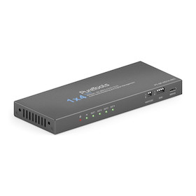 Purelink PureTools - 1x4 HDMI2.1 Splitter - 48Gbps - 8K (60Hz 4:2:0) 12 bit, Audio De-Embedding und