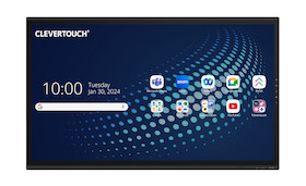 Clevertouch UX Pro Edge 86" Touch Display + 1x CleverCast 4