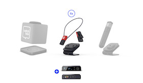 Catchbox Plus System mit 4 Channel Hub Receiver, 4 Clips inkl. Ladegeräte - Standardfarbe (2024)