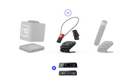 Catchbox Plus System mit 4 Channel Hub Receiver + Dante®️, 4 Clips inkl. Ladegeräte - Custom (2024)