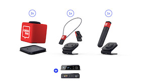Catchbox Plus System mit 4 Channel Hub Receiver + Dante®️, 2 Cubes, 1 Clip & 1 Stick inkl. Ladegerät