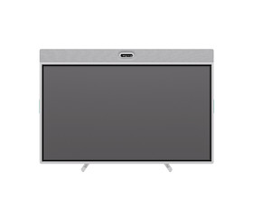 Logitech Rally Board 65 All-In-One Display für Videokonferenzen in Offwhite