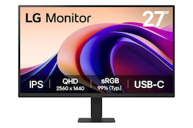 LG 27U631A-B 27“ QHD IPS-Monitor mit USB-C