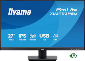 iiyama ProLite XU2793HSU-B7 27"Monitor mit IPS-Panel-Technologie, USB-Hub & 100Hz Bildwiederholfrequ