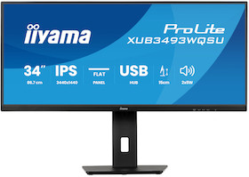 iiyama ProLite XUB3493WQSU-B6 34” Ultra-Wide Monitor mit IPS-Panel-Technologie, PiP, PBP und einem h