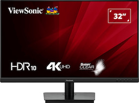 ViewSonic VA3208-4K-HD 32" 4K UHD Monitor mit HDR 10, Dual HDMI und DisplayPort
