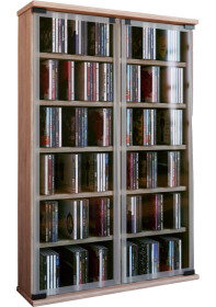 VCM CD / DVD Möbel "Galerie" | Schrank / Regal Sonoma-eiche (sägerau)