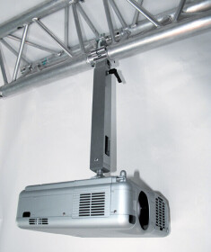 PeTa Deckenhalterung für Traversen, inkl. Half Coupler, vario 40-70cm, weiß