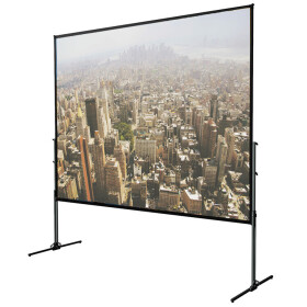 DELUXX Professional mobile Rahmenleinwand Frontprojektion - 4:3 - 427x320cm - 210''