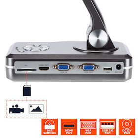 celexon Full-HD Dokumenten-Kamera DK800 mit Tragetasche M (32 x 10 x 23 cm)