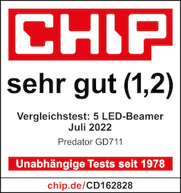 Acer Predator GD711 Gaming-Beamer mit 4000 Lumen 4K-UHD-LED