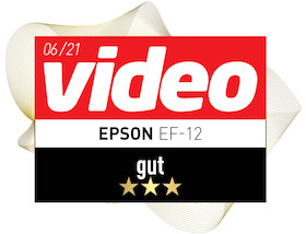 Epson EF-12 Mini-Laser-Beamer mit 1000 ANSI-Lumen und Full-HD Auflösung - Demo