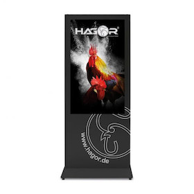 Hagor Indoorstele - vis-it portrait Display-Ständer für 49-55"