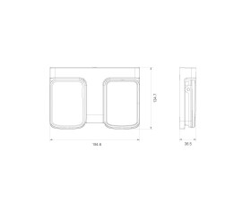 celexon Fußschalter in Grau für elektrische Display Ständer