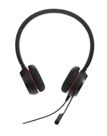 Jabra Evolve 20SE MS Duo - Zertifiziert für Skype for Business StereoHeadset für VoIP-Softphone