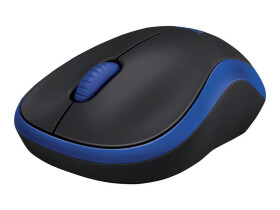 Logitech M185 Maus, kabellos, blau