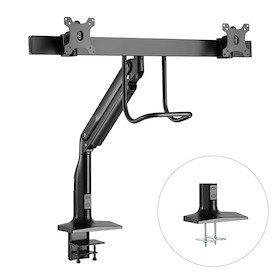 Hagor HA Gasliftarm Dual Monitor-Tischhalterung bis 10kg Traglast
