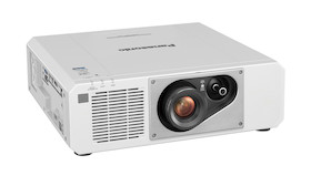 Panasonic PT-FRQ60W, weiss Super heller 6.000 ANSI-Lumen Installationsbeamer mit 4K UHD