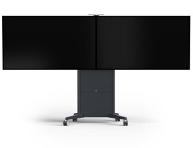 SMS Presence Mobile Motor - motorisch höhenverstellbarer Standfuß - 2x 75" | max. VESA 1000x600 | Tr