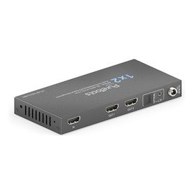 Purelink PureTools - 1x2 HDMI2.1 Splitter - 48Gbps - 8K (60Hz 4:2:0) 12 bit, Audio De-Embedding und