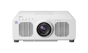 Panasonic PT-RZ990WE mit Objektiv, weiss Installationsbeamer mit 10.000 Lumen - Demo