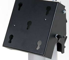 Audipack Bodenständer für Flachbildschirme, auf Rädern, Quick Release, Max. 55"