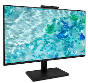 Acer Vero B247YD6bmiprczx 24" Full-HD Monitor mit USB-Hub, 5MP Webcam inkl. IR & Mikrofon