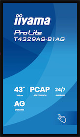 iiyama ProLite T4329AS-B1AG interaktives 43" All-in-One PCAP-Display für intelligente Räume für die
