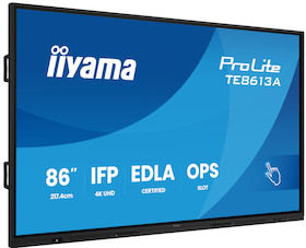 iiyama ProLite TE8613A-B1AG 86“ interaktives Display für die nahtlose Integration und Zusammenarbeit