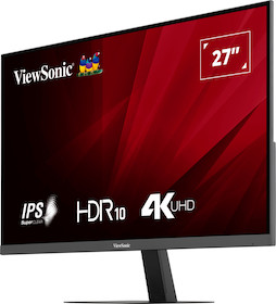 ViewSonic VA2708-4K-HD 27" 4K UHD Monitor mit HDR 10, Dual HDMI und DisplayPort