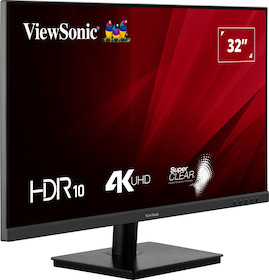 ViewSonic VA3208-4K-HD 32" 4K UHD Monitor mit HDR 10, Dual HDMI und DisplayPort