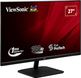 ViewSonic VA2732-H-2 27" Full-HD-IPS-Monitor mit 100 Hz und schneller Reaktionszeit von 1 ms