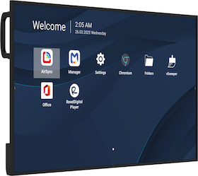 ViewSonic CDE6531-1C 65" 4K Commercial-Grade Display mit Wiedergabe von USB-Medien