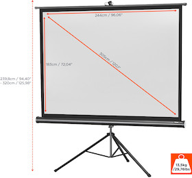 celexon Stativleinwand Economy 244 x 183 cm
