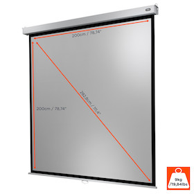 celexon Leinwand Rollo Professional Plus 200 x 200 cm - 111"