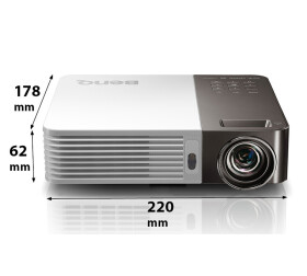 BenQ GP30 Mini Beamer mit 900 ANSI-Lumen und WXGA Auflösung
