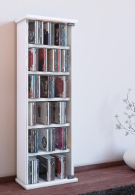 VCM CD / DVD Möbel Vetro - Schrank / Regal in 7 Farben: weiß