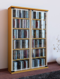 VCM CD / DVD Möbel "Galerie" | Schrank / Regal Buche