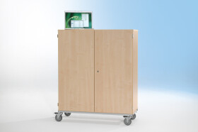 Conen Laptopschrank mit 16 Einlegeböden