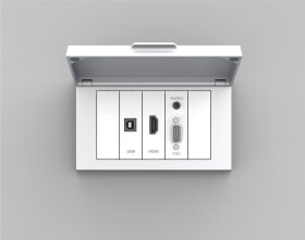 VISION TechConnect 3 2-Gang Tilt Surround - Frontabdeckung, 3m