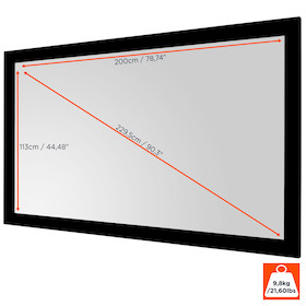 celexon basic Rahmen Leinwand 200 x 113 cm